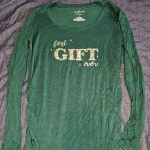 A:Glow Green Maternity Long Sleeve Top S